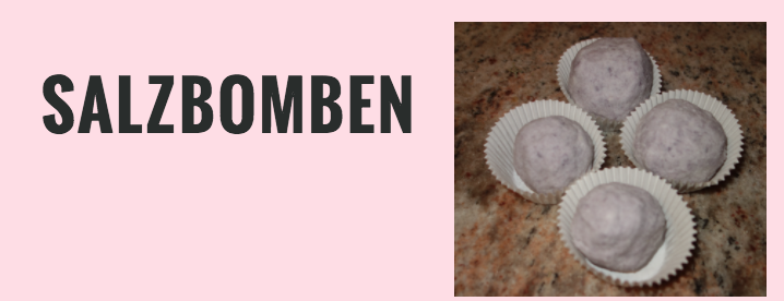 Mache deine eigenen Salzbomben