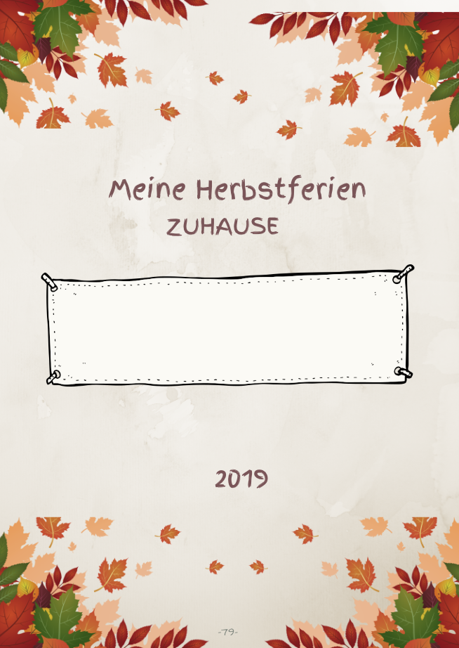 Herbstferien Challenge