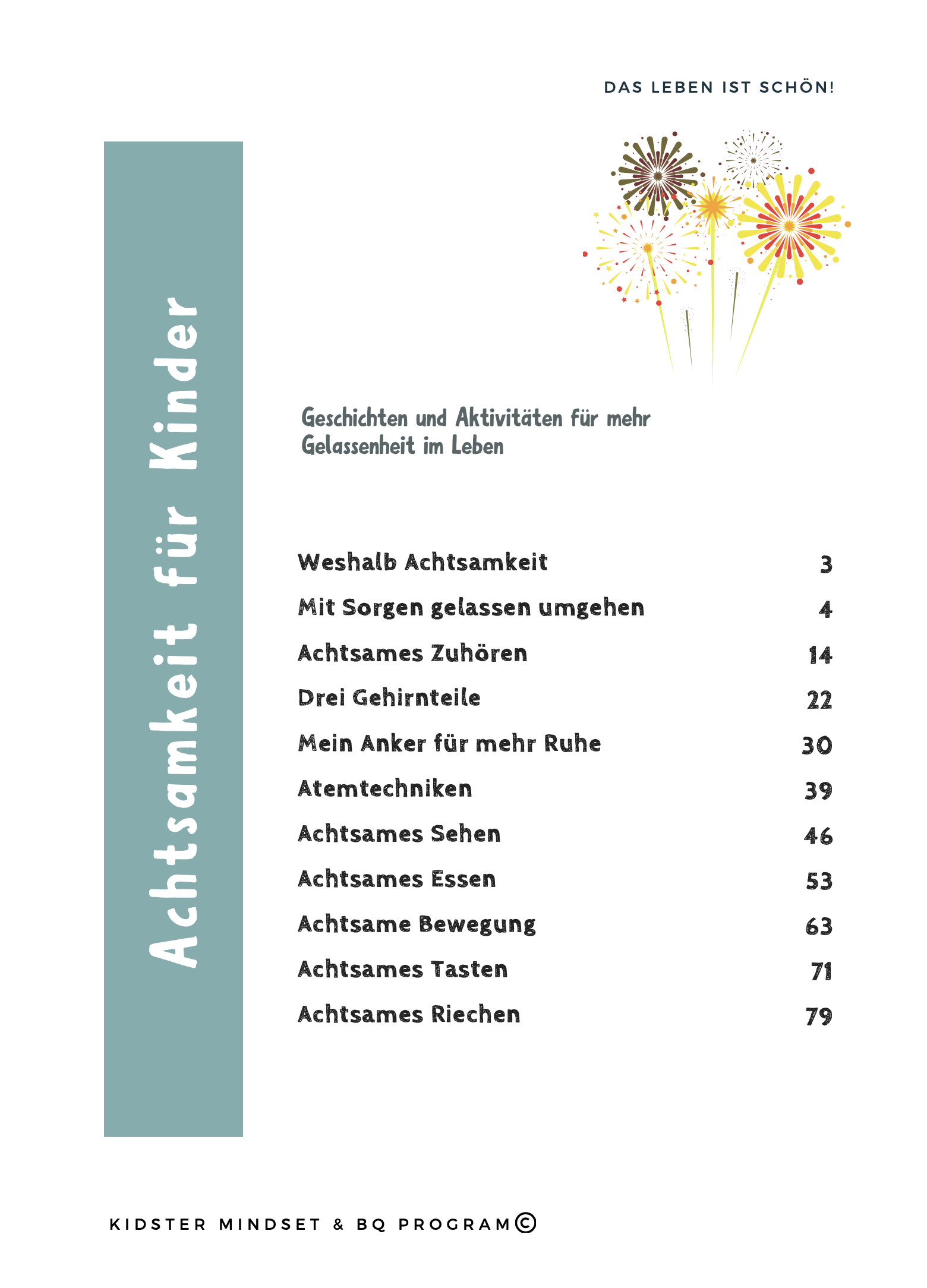 E-Book Achtsamkeit: Geschichten und Aktivitäten für Kinder (A4) – Bild 2